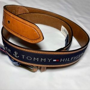 Tommy Hilfiger Ribbon Inlay Men's Belt 40